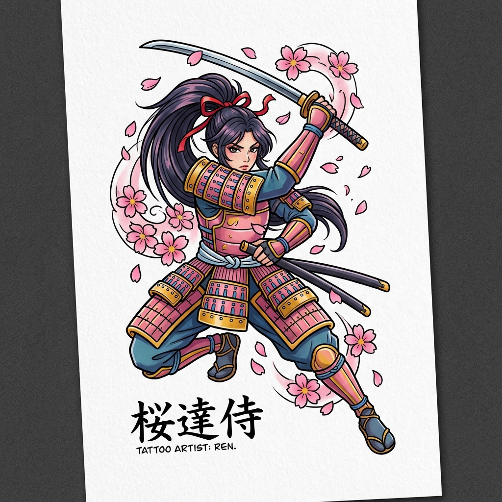 Anime / Manga tattoo example