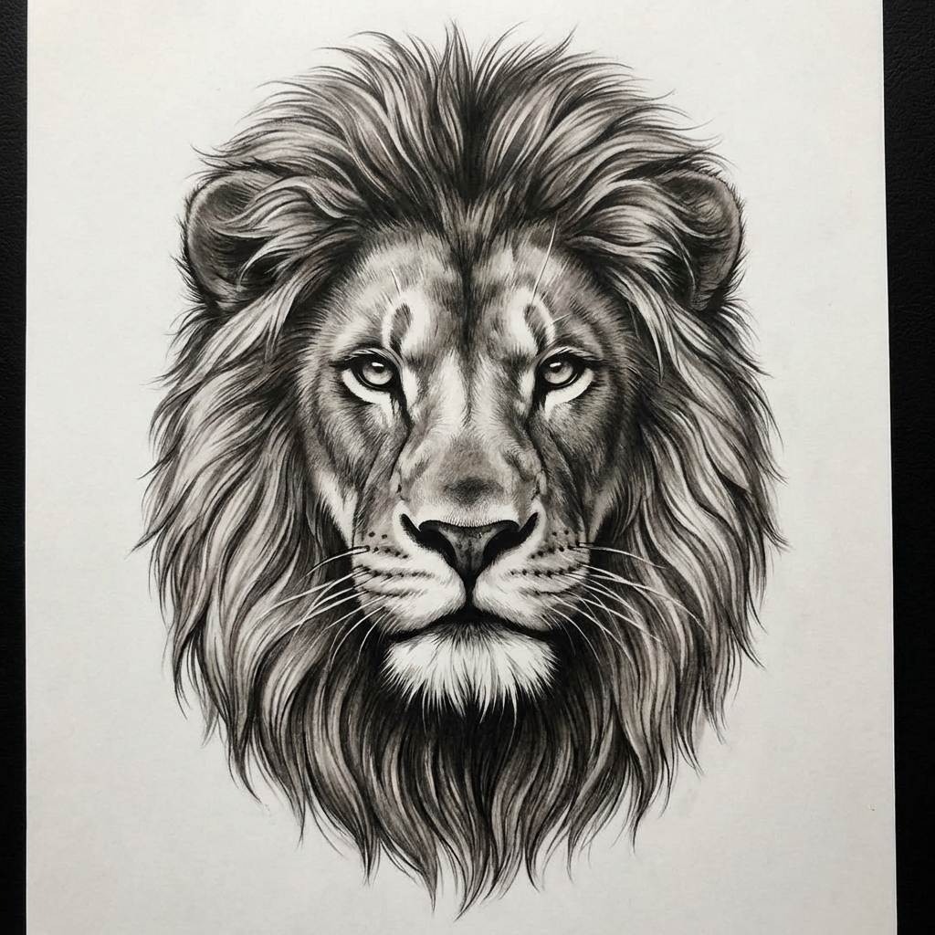 Portrait tattoo example