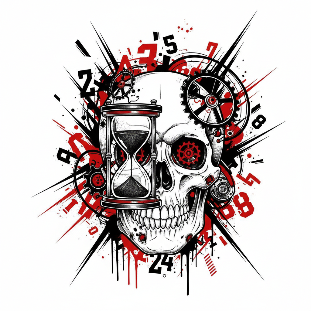 Trash Polka tattoo example